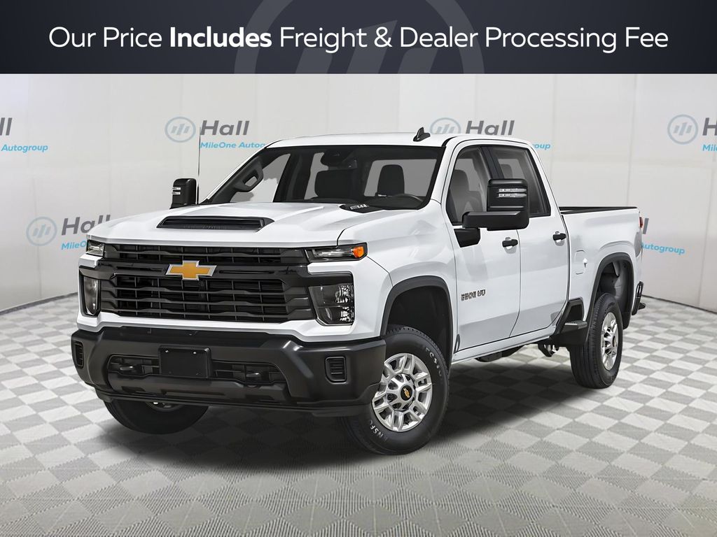 Summit White 2025 Chevrolet Silverado 2500HD Pickup Truck Four-Wheel Drive Automatic