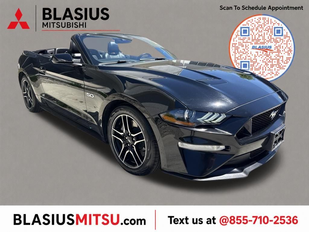Black 2022 Ford Mustang Convertible Rear-Wheel Drive Automatic