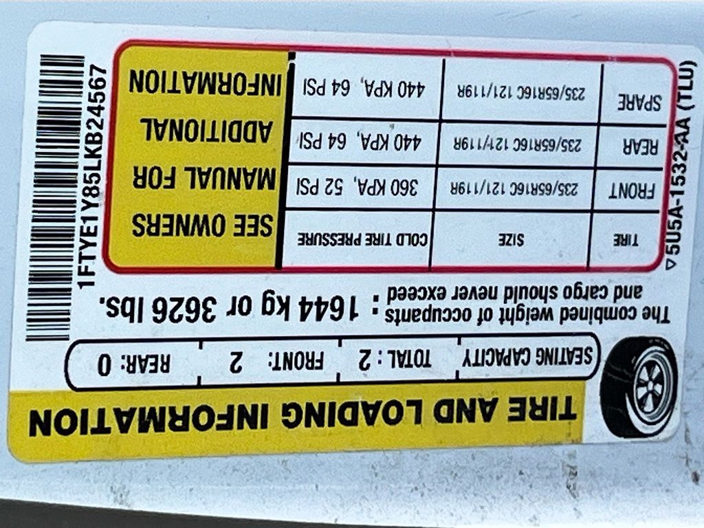 Used 2020 White Ford Base image 30