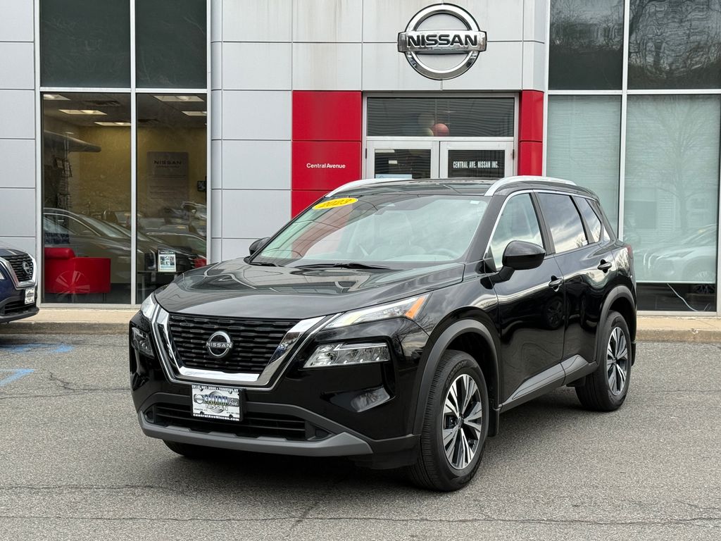 Super Black 2023 Nissan Rogue SUV / Crossover All-Wheel Drive Continuously Variable Transmission