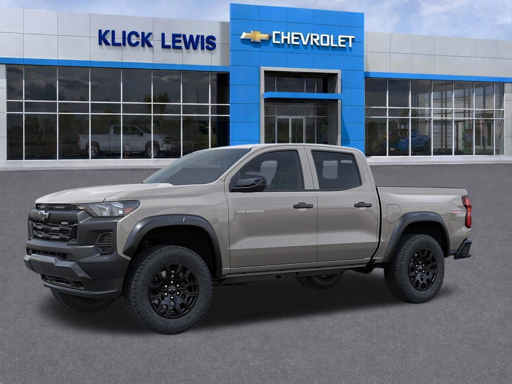 2026 Chevrolet Colorado Trail Boss White at Klick Lewis Buick Chevrolet