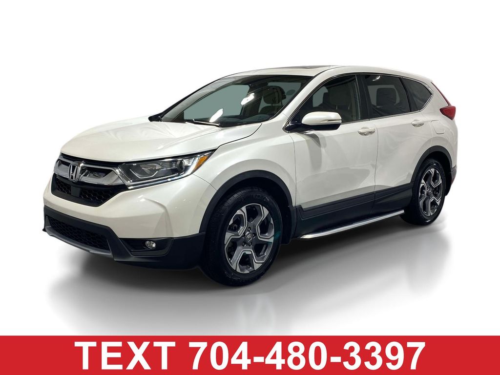 White Diamond Pearl 2018 Honda CR-V EX FWD SUV / Crossover Front-Wheel Drive Continuously Variable Transmission
