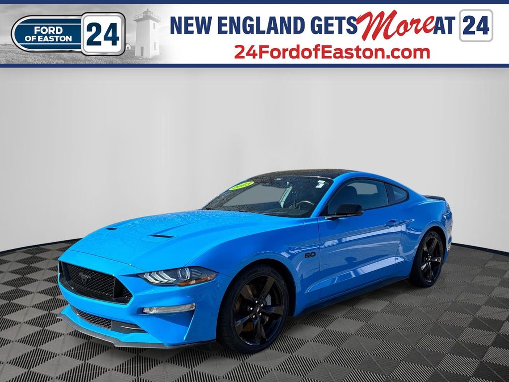 Grabber Blue Metallic 2023 Ford Mustang GT Fastback RWD Coupe Rear-Wheel Drive 6-Speed Manual