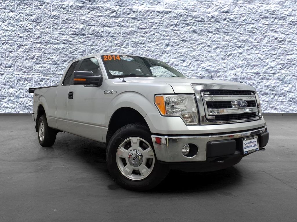 Ingot Silver 2014 Ford F-150 XLT SuperCab 4WD Pickup Truck Four-Wheel Drive 6-Speed Automatic