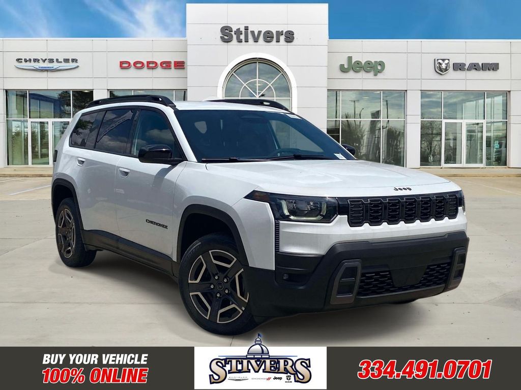 Bright White Clearcoat 2026 Jeep Cherokee SUV / Crossover Four-Wheel Drive Continuously Variable Transmission