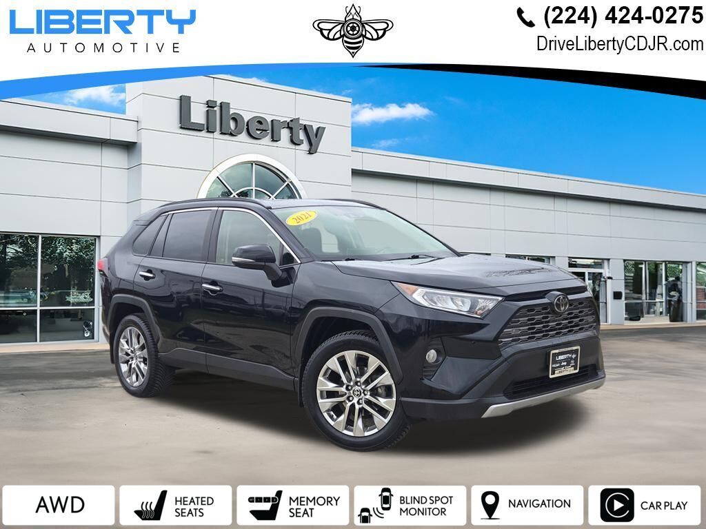 Midnight Black Metallic 2021 Toyota RAV4 Limited AWD SUV / Crossover All-Wheel Drive 8-Speed Automatic