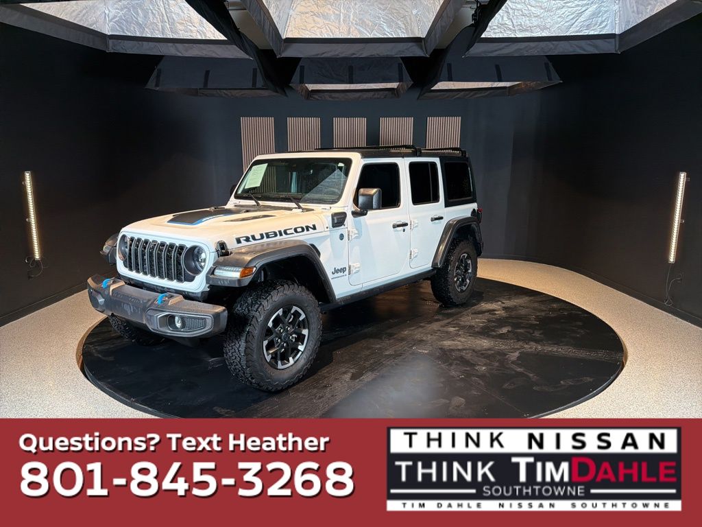 Bright White Clearcoat 2024 Jeep Wrangler 4xe Rubicon 4WD SUV / Crossover Four-Wheel Drive 8-Speed Automatic