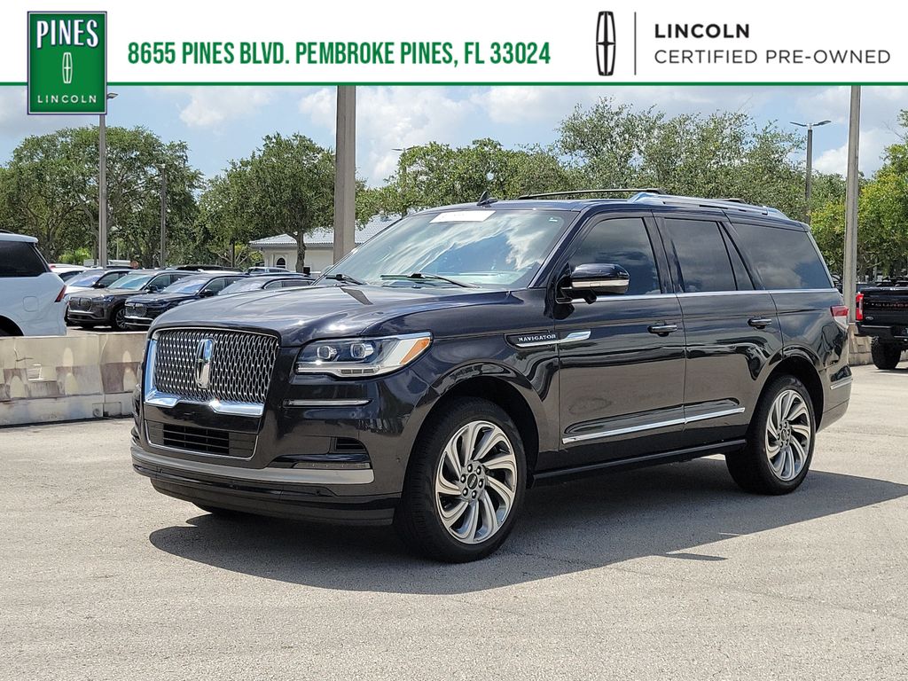 Starlight Gray Premium Colorant 2022 Lincoln Navigator SUV / Crossover Four-Wheel Drive Automatic