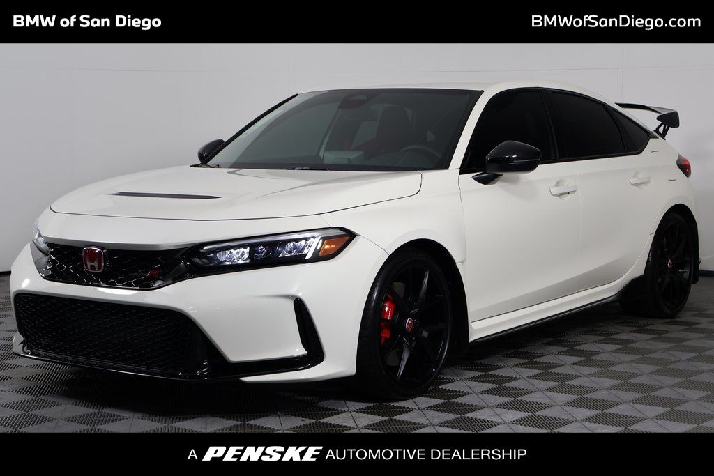 White 2025 Honda Civic Type R FWD Hatchback Front-Wheel Drive 6-Speed Manual