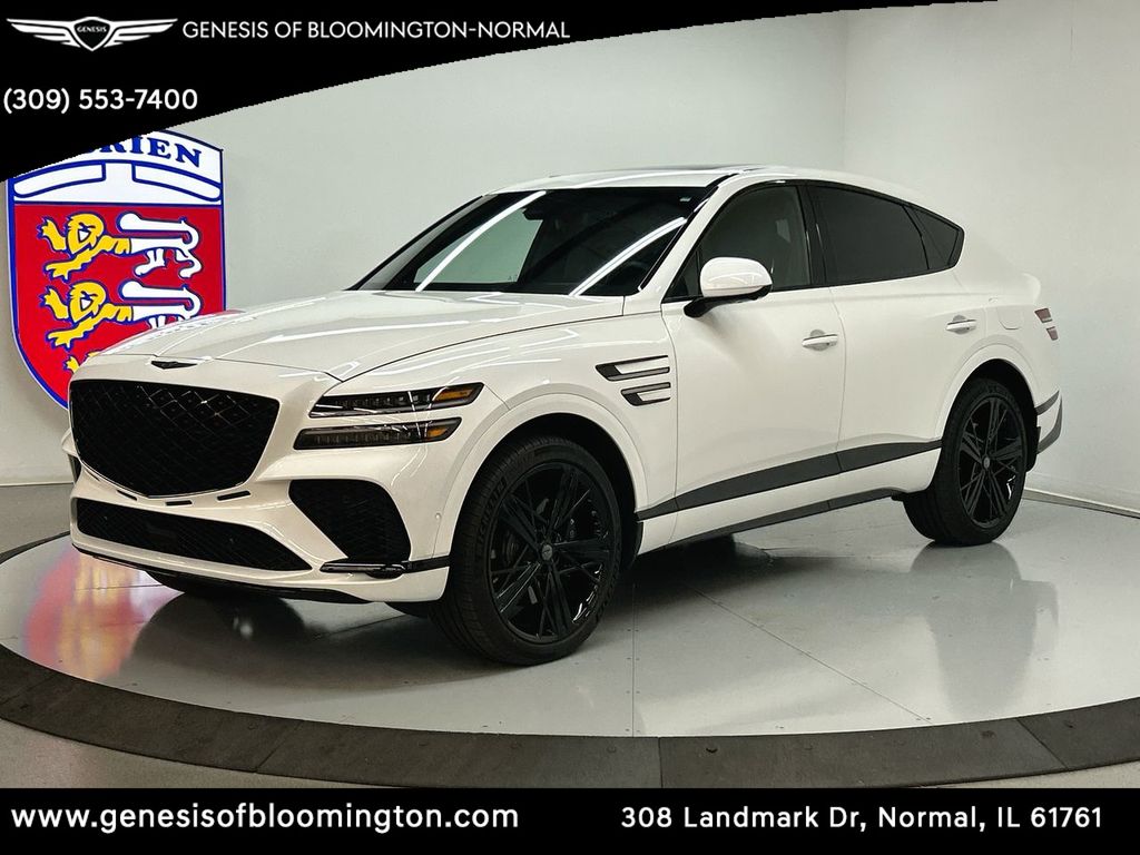 Alta White 2026 Genesis GV80 Coupe 3.5T E-SC Prestige Black AWD Coupe All-Wheel Drive 8-Speed Automatic