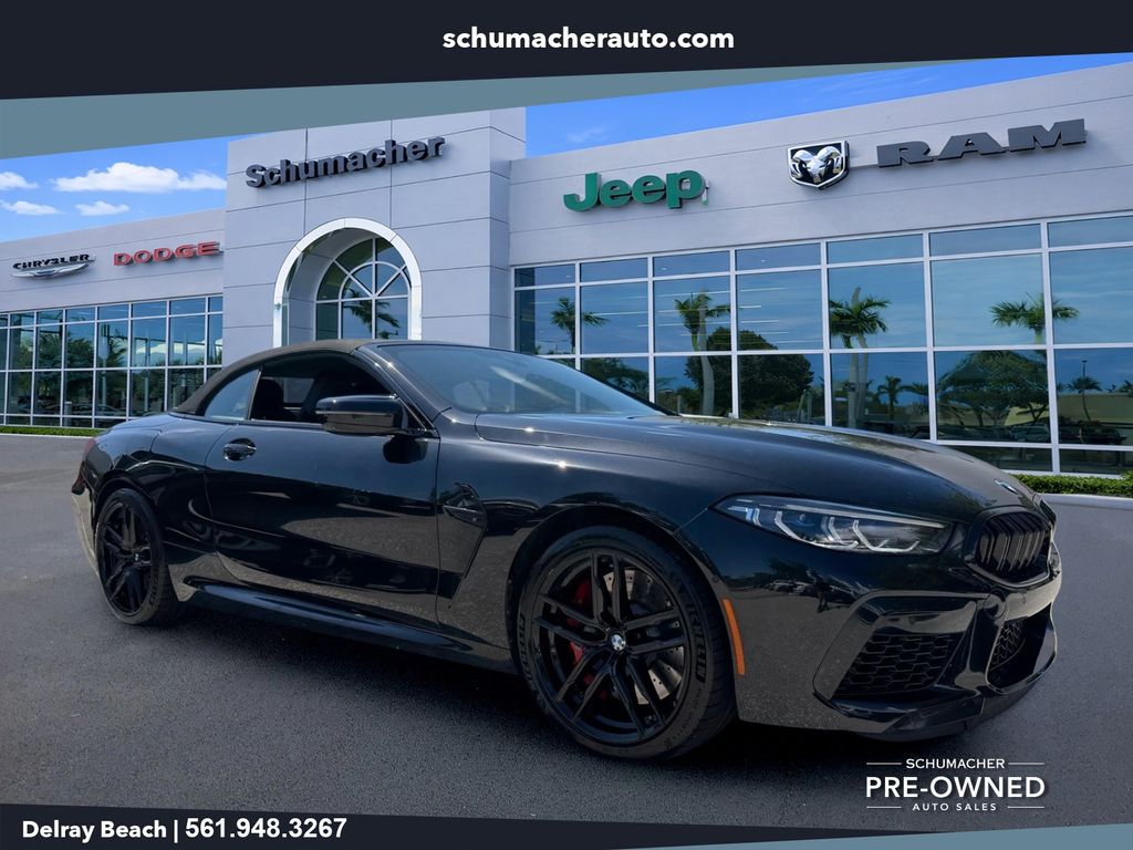 Black Sapphire Metallic 2025 BMW M8 Convertible All-Wheel Drive 8-Speed Automatic