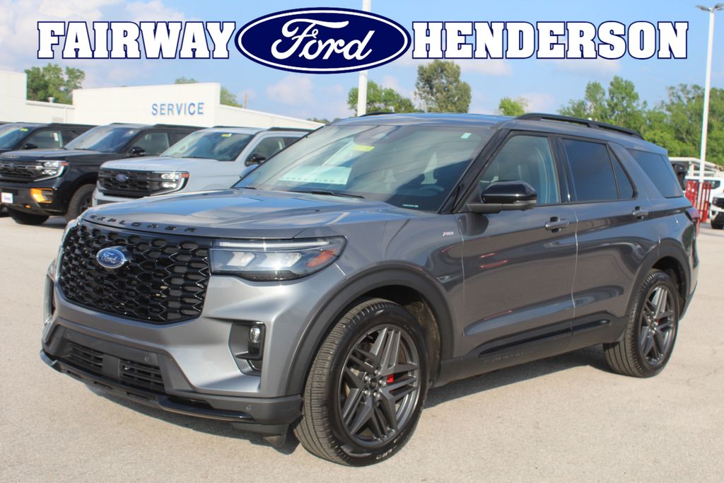 Carbonized Gray Metallic 2025 Ford Explorer SUV / Crossover All-Wheel Drive Automatic