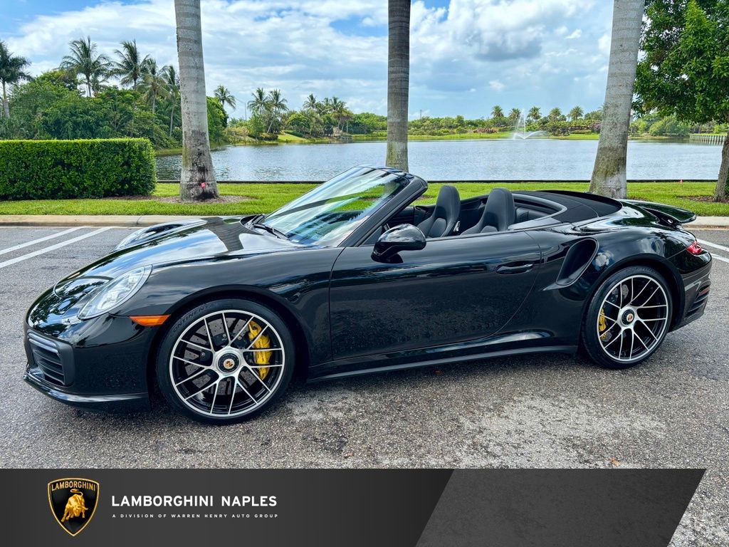 Black 2017 Porsche 911 Convertible All-Wheel Drive 7-Speed Automatic