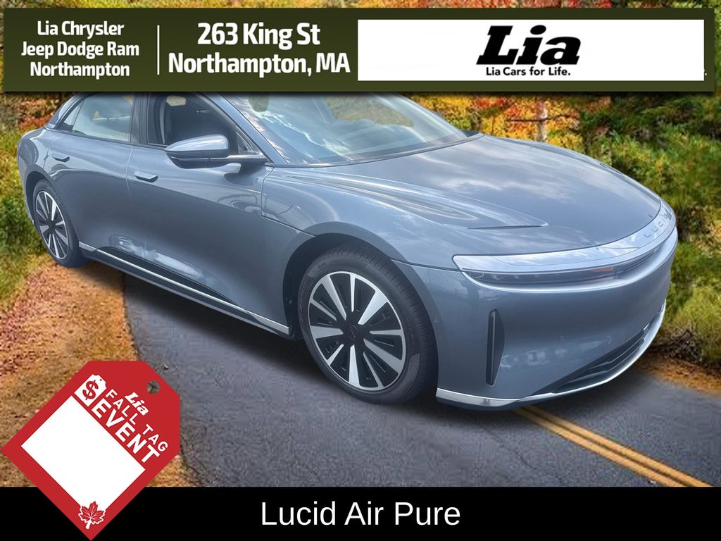 Gray 2025 Lucid Air Sedan Rear-Wheel Drive 1-Speed Automatic