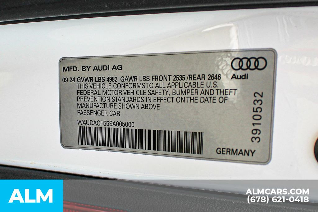 Used 2025 White Audi 45 S line Premium image 39