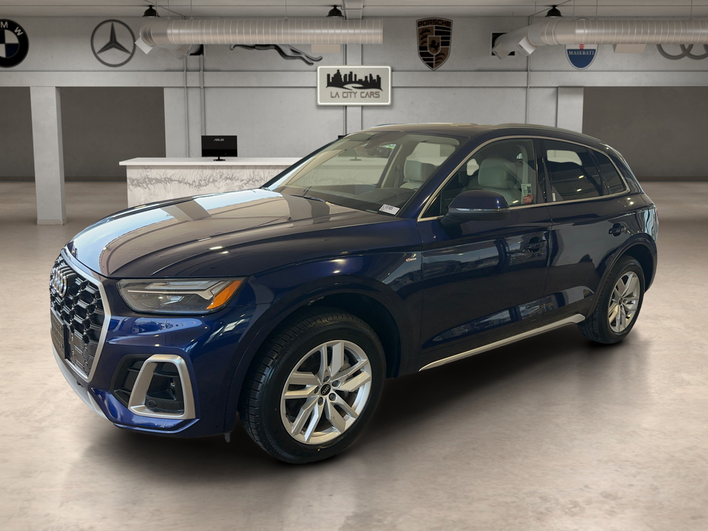 Blue Metallic 2023 Audi Q5 SUV / Crossover All-Wheel Drive 7-Speed Automatic