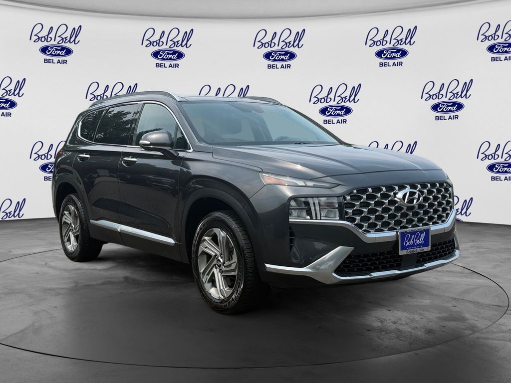 Portofino Gray 2021 Hyundai Santa Fe SUV / Crossover All-Wheel Drive 8-Speed Automatic