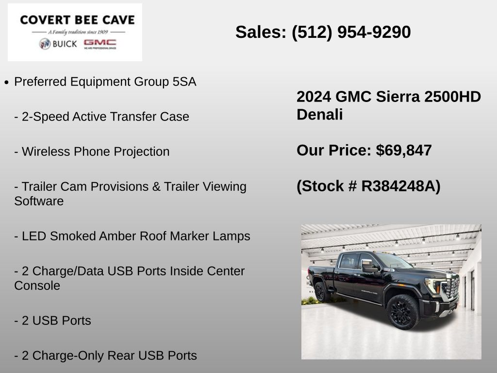 Used Car 2024 Gmc Sierra 2500hd  Denali For Sale Under $70,000 In Austin, Texas