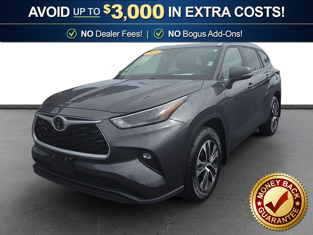 Magnetic Gray Metallic 2025 Toyota Highlander SUV / Crossover All-Wheel Drive 8-Speed Automatic