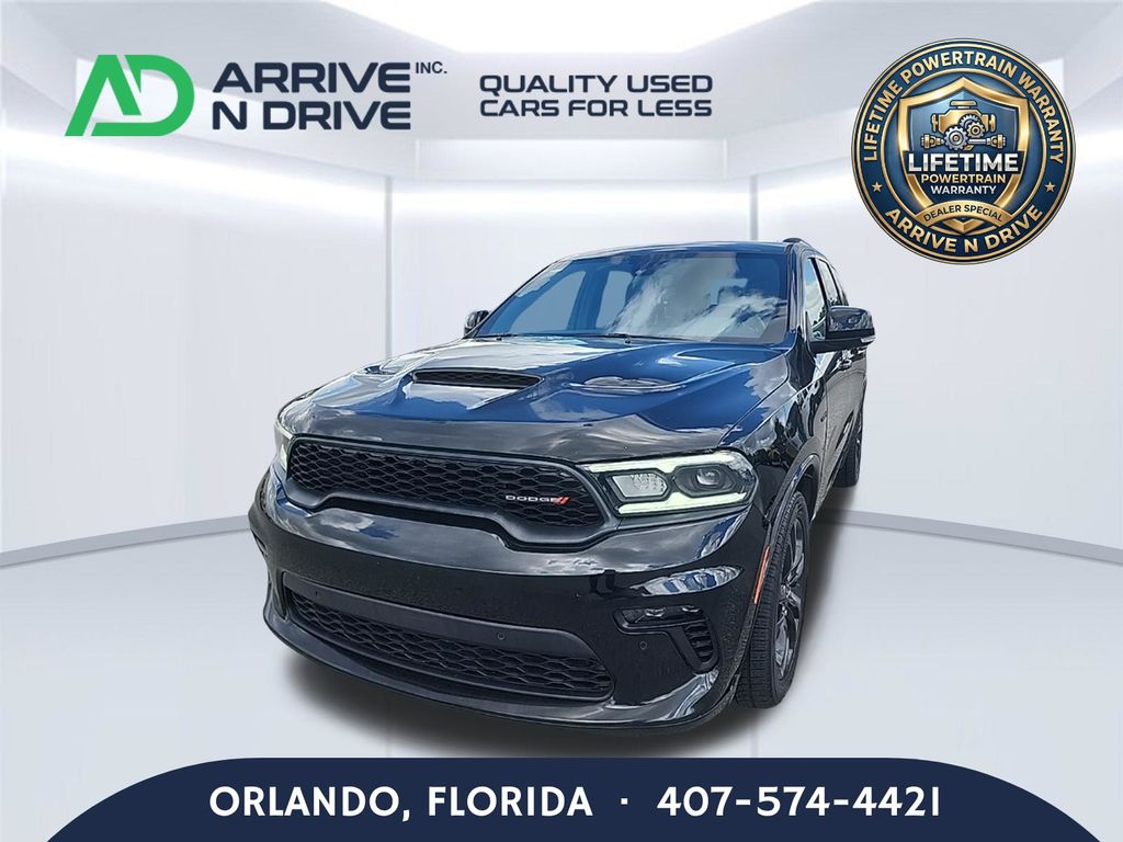 DB Black Clearcoat 2022 Dodge Durango SUV / Crossover All-Wheel Drive 8-Speed Automatic
