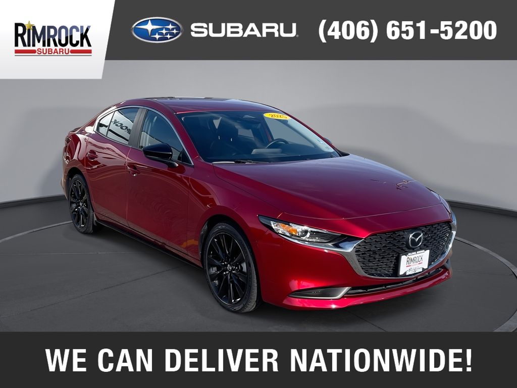 Soul Red Crystal Metallic 2025 Mazda MAZDA3 Sedan Front-Wheel Drive 6-Speed Automatic