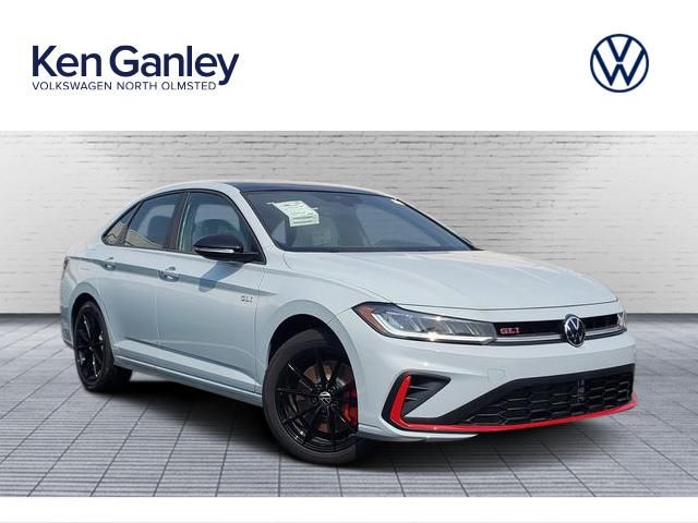 Monument Gray w/Dp Blk Rf 2026 Volkswagen Jetta GLI Sedan Front-Wheel Drive 6-Speed Manual