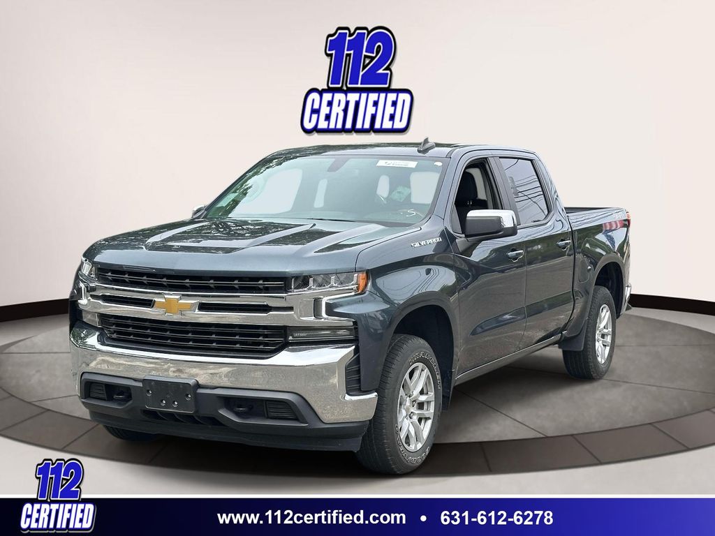 Shadow Gray Metallic 2021 Chevrolet Silverado 1500 Pickup Truck Four-Wheel Drive 8-Speed Automatic