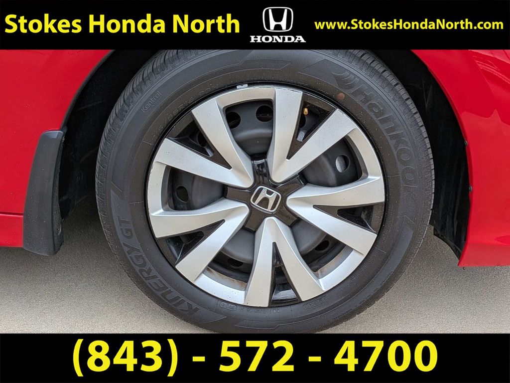 2025 Honda Civic LX Red at Stokes Honda North