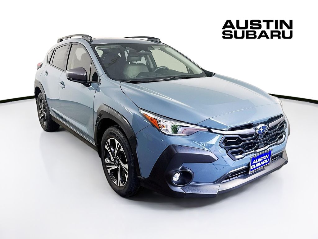 Offshore Blue Metallic 2024 Subaru Crosstrek Premium AWD SUV / Crossover All-Wheel Drive Continuously Variable Transmission