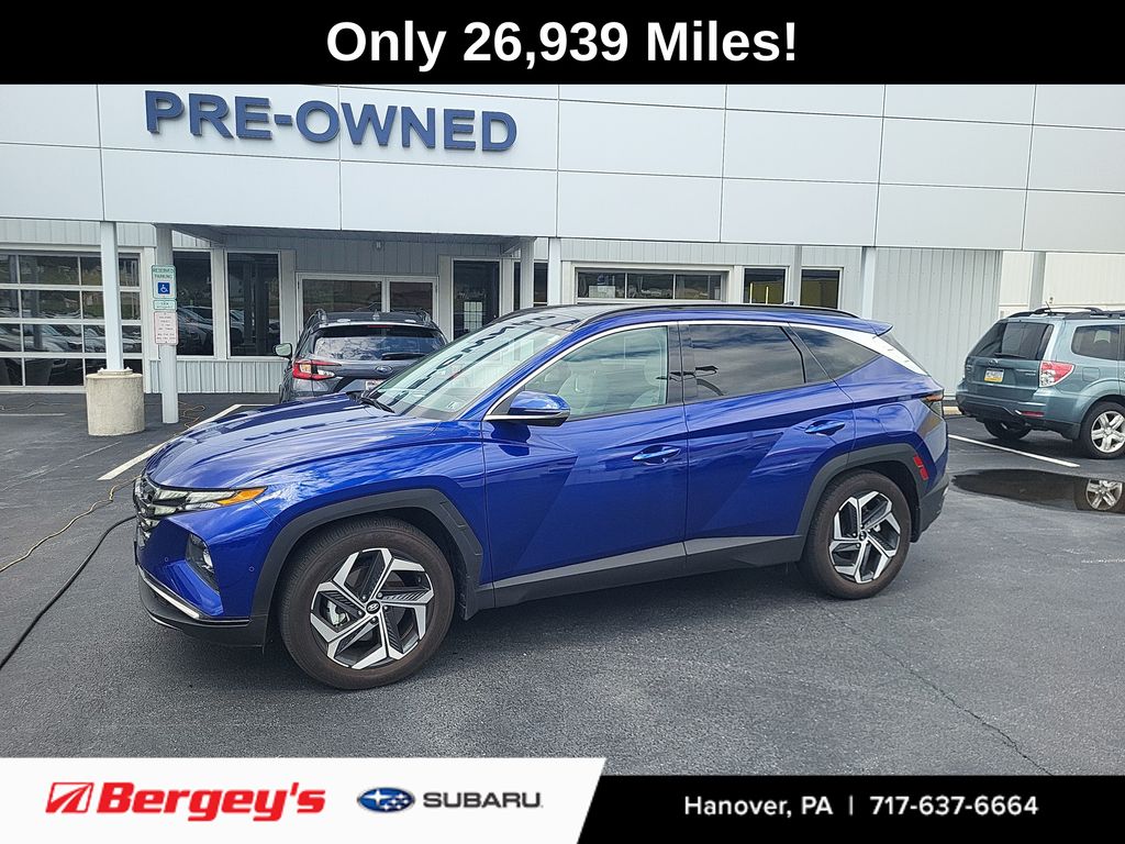 Intense Blue 2022 Hyundai Tucson SUV / Crossover Front-Wheel Drive 8-Speed Automatic
