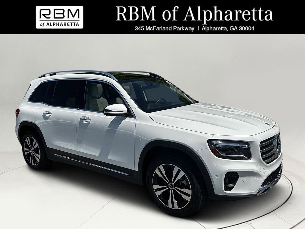 White 2025 Mercedes-Benz GLB 250 4MATIC SUV / Crossover All-Wheel Drive 8-Speed Dual Clutch