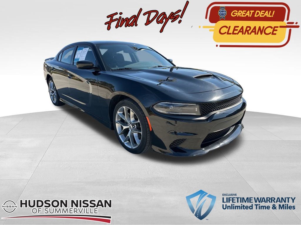 2023 Pitch Black Clearcoat Dodge Charger GT RWD Sedan