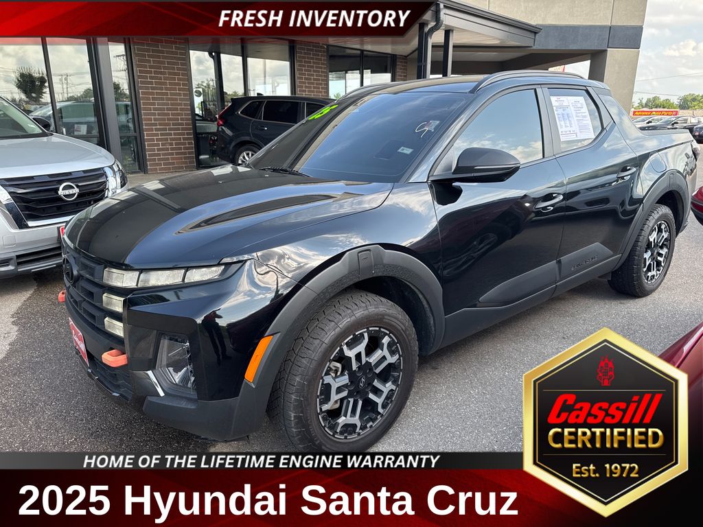 Phantom Black 2025 Hyundai Santa Cruz Pickup Truck All-Wheel Drive Automatic