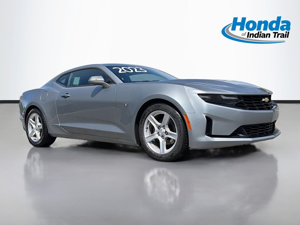 Sharkskin Metallic 2023 Chevrolet Camaro 1LT Coupe RWD Coupe Rear-Wheel Drive 8-Speed Automatic