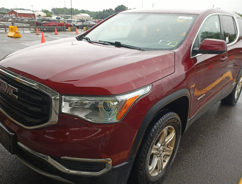 Crimson Red Tintcoat 2018 GMC Acadia SUV / Crossover Four-Wheel Drive 6-Speed Automatic