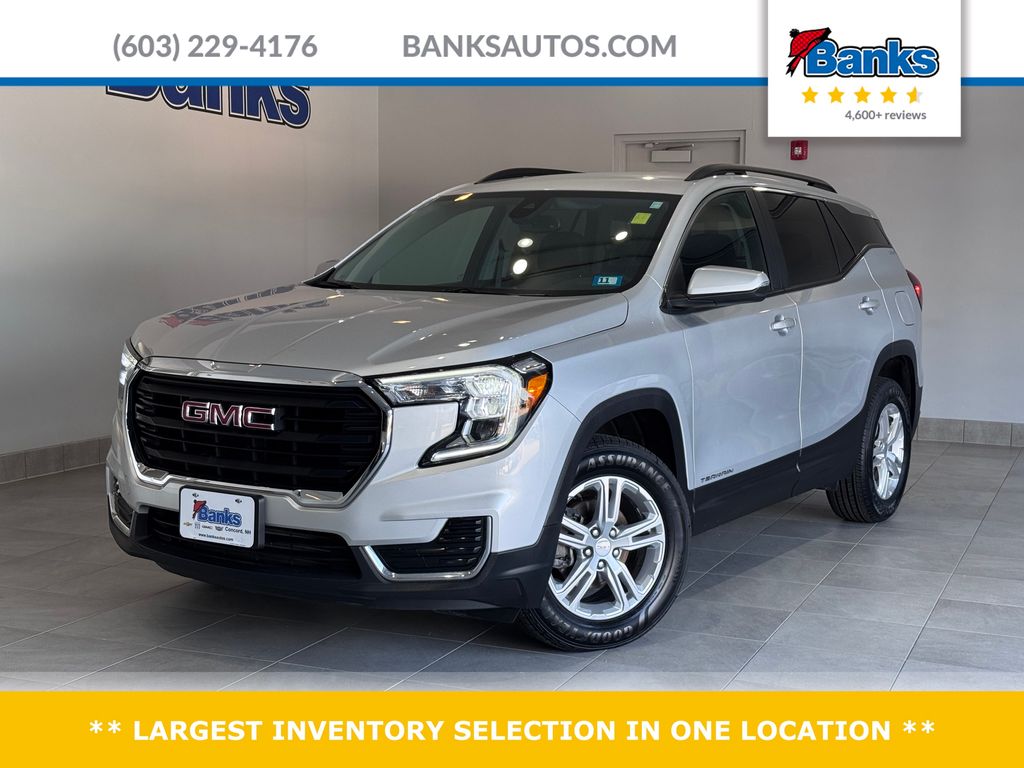 Quicksilver Metallic 2022 GMC Terrain SLE AWD SUV / Crossover All-Wheel Drive 9-Speed Automatic