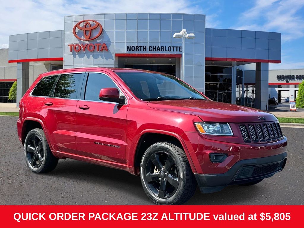 Deep Cherry Red Crystal Pearlcoat 2015 Jeep Grand Cherokee SUV / Crossover Four-Wheel Drive 8-Speed Automatic
