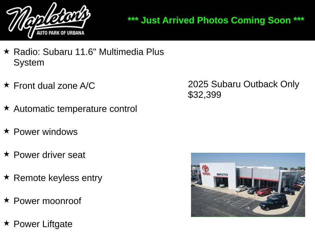 2025 Subaru Outback Onyx Edition AWD