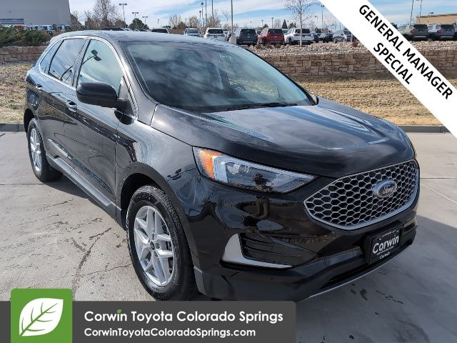 Black Metallic 2024 Ford Edge SUV / Crossover All-Wheel Drive 8-Speed Automatic