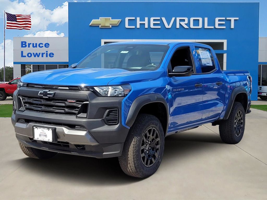 Blue Metallic 2026 Chevrolet Colorado Pickup Truck Four-Wheel Drive 8-Speed Automatic