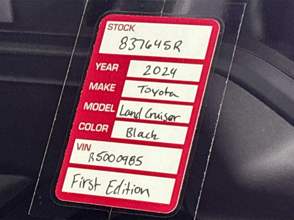 2024 Toyota Land Cruiser First Edition
