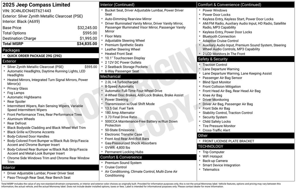 Certified Used 2025 Silver Jeep Limited image 6