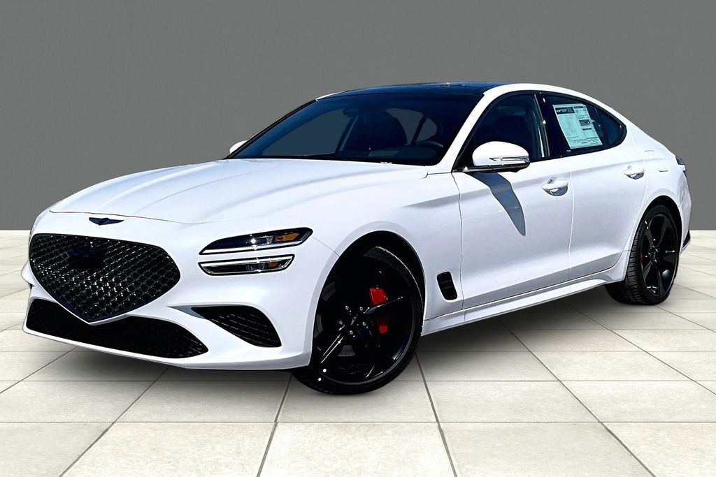 Uyuni White 2026 Genesis G70 Sedan Rear-Wheel Drive 8-Speed Automatic