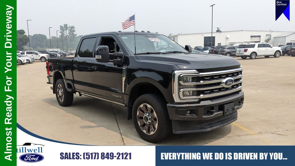 Agate Black Metallic 2024 Ford F-250 Super Duty Pickup Truck Four-Wheel Drive Automatic