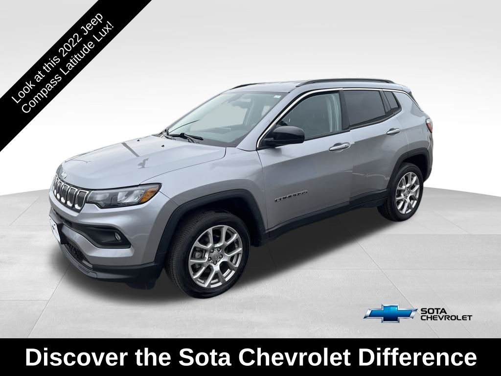 Billet Silver Metallic Clearcoat 2022 Jeep Compass Latitude Lux 4WD SUV / Crossover Four-Wheel Drive 9-Speed Automatic