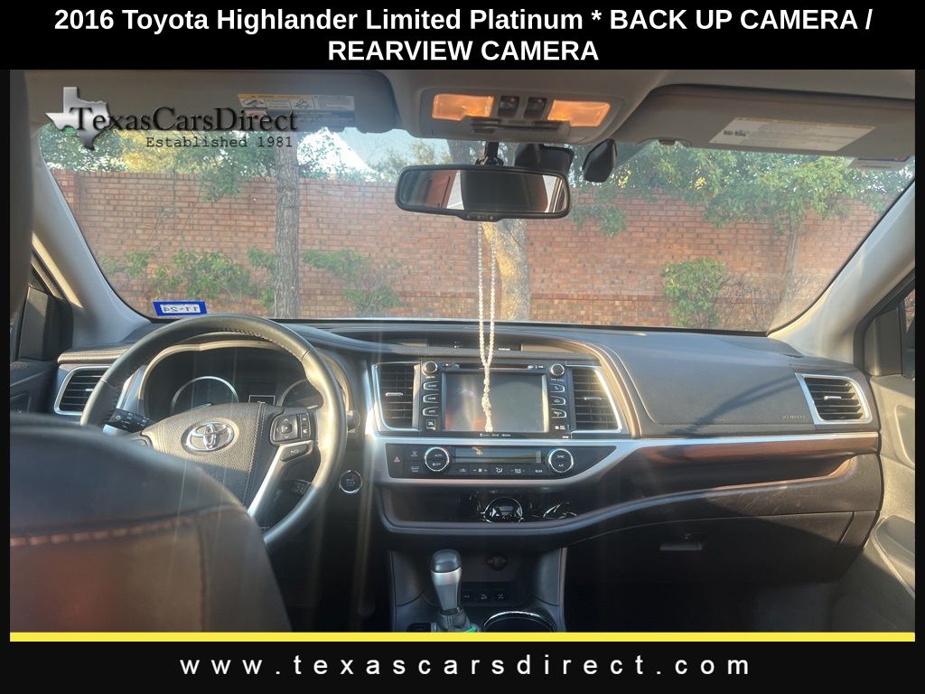 2016 Toyota Highlander Limited Platinum V6 6