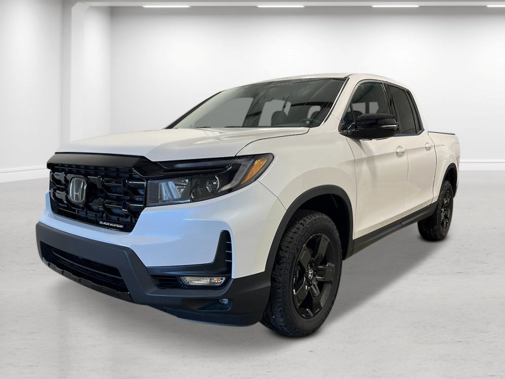 Platinum White Pearl 2026 Honda Ridgeline Black Edition AWD Pickup Truck All-Wheel Drive 9-Speed Automatic