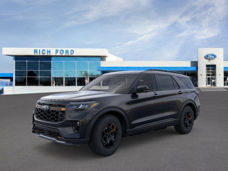 Agate Black Metallic 2026 Ford Explorer SUV / Crossover All-Wheel Drive Automatic