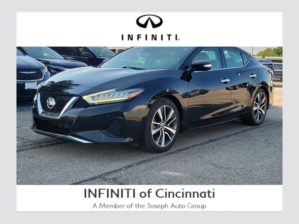 Super Black 2020 Nissan Maxima Sedan Front-Wheel Drive Continuously Variable Transmission