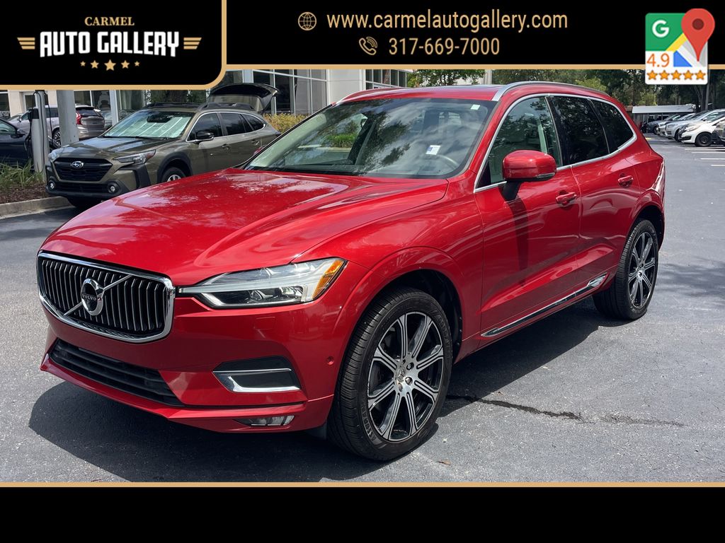 Fusion Red Metallic 2018 Volvo XC60 SUV / Crossover All-Wheel Drive Automatic